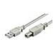 CAVO USB A / B M / M 5.0 mt GRIGIO - Foto miniatura 1