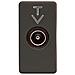 Presa Tv Passante Maschio 5db Nera System Black Gw21386 - Foto miniatura 1