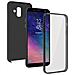Cover Samsung Galaxy A6 Protezione Silicone + Retro Rigido - Nera - Foto miniatura 1