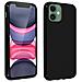 Cover Apple Iphone 11 Protezione Silicone Morbido Antishock Nero - Foto miniatura 1