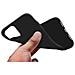 Cover Apple Iphone 11 Protezione Silicone Morbido Antishock Nero - Foto miniatura 3