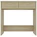 Scrivania Rovere Sonoma 80x40x75 cm in Legno Multistrato - Foto miniatura 4