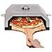 Forno Pizza con Piastra Ceramica per Barbecue a Gas e Carbone - Foto miniatura 9