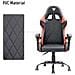 Gaming Chair RHOMBUS PF10- PVC, Doppio Cuscino, Schienale Reclinabile, Nero Rosso - Foto miniatura 3