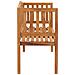Panca da Giardino 150 cm in Legno Massello di Teak - Foto miniatura 3