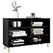 Credenza Nera 103,5x35x70 cm in Legno Multistrato - Foto miniatura 3