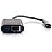 USB-C Ethernet Adapter W / Power Black - Foto miniatura 1
