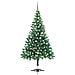 Albero Natale Artificiale con Set Palline e LED 120 cm 230 Rami - Foto miniatura 1