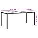 Tavolo Giardino Marrone 190x90x75cm Vetro Temperato Polyrattan - Foto miniatura 2