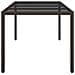 Tavolo Giardino Marrone 190x90x75cm Vetro Temperato Polyrattan - Foto miniatura 3