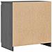 Armadietto Grigio 60x36x65 cm in Legno Massello di Pino - Foto miniatura 2