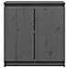 Armadietto Grigio 60x36x65 cm in Legno Massello di Pino - Foto miniatura 9