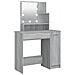 Toeletta Con Led Grigio Sonoma 86,5x35x136 Cm - Foto miniatura 1