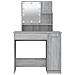 Toeletta Con Led Grigio Sonoma 86,5x35x136 Cm - Foto miniatura 9