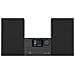 Sistema Micro HiFi Stereo M-525DAB, con Ricevitore Radio DAB+, FM Lettore CD e Presa USB Bluetooth per Audio-Streaming V5.0 (A2DP) Display a Colori 2,4" Colore Nero - Foto miniatura 1