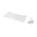 Tastiera e Mouse Wireless 25074  Colore Bianco - Foto miniatura 3