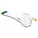 85358 Cavo Usb 1,13 M Usb 2.0 Usb A Usb C /micro-usb B Bianco - Foto miniatura 2
