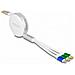 85358 Cavo Usb 1,13 M Usb 2.0 Usb A Usb C /micro-usb B Bianco - Foto miniatura 1