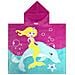 Poncho Mare Per Bambini Per Spiaggia In Morbida Spugna Disegno Delfino - Foto miniatura 1