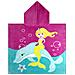 Poncho Mare Per Bambini Per Spiaggia In Morbida Spugna Disegno Delfino - Foto miniatura 5
