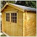 Casetta Garden Wooden Cottage A Doghe In Legno 270x270 Cm Con Finestre Monte Bianco - Foto miniatura 4