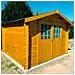 Casetta Garden Wooden Cottage A Doghe In Legno 270x270 Cm Con Finestre Monte Bianco - Foto miniatura 5