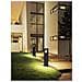 Lampione Da Terra Giardino Lampada Led Luce Calda 12 W Lampioncino Nero Moderno - Foto miniatura 1