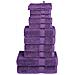 Set Asciugamani Solund 12 Pz Viola 600 Gsm - Foto miniatura 1