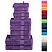 Set Asciugamani Solund 12 Pz Viola 600 Gsm - Foto miniatura 2