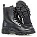 Black Casual Closed Booties Stivaletti Pelle Scarpe Donna Nero Eu 40, 51.730.27 - Foto miniatura 3