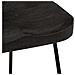 Sgabelli da Bar 2 pz Neri 46x38x52 cm Legno Massello di Mango - Foto miniatura 4
