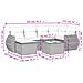 Set Divani Da Giardino Con Cuscini 7pz Nero Polyrattan - Foto miniatura 3