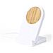 Supporto Caricabatterie Wireless Nature Bamboo 10w. Magnetico 7,7x12x7,9 Cm. Colore Bianco - Foto miniatura 1