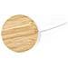 Supporto Caricabatterie Wireless Nature Bamboo 10w. Magnetico 7,7x12x7,9 Cm. Colore Bianco - Foto miniatura 4