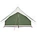 Tenda da Campeggio A-Frame 5 Persone Verde Impermeabile - Foto miniatura 4