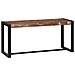 panchina Multicolore 100x35x45 cm Legno Massello di Recupero - Foto miniatura 2