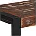 panchina Multicolore 100x35x45 cm Legno Massello di Recupero - Foto miniatura 6