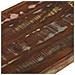 panchina Multicolore 100x35x45 cm Legno Massello di Recupero - Foto miniatura 7