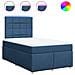 Giroletto a Molle con Materasso Blu 120x190 cm in Tessuto - Foto miniatura 1