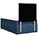 Giroletto a Molle con Materasso Blu 120x190 cm in Tessuto - Foto miniatura 8