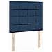 Giroletto a Molle con Materasso Blu 120x190 cm in Tessuto - Foto miniatura 9