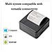 Mini Stampante Termica Usb+bluetooth 58mm - Stampa Portatile Di Ricevute Per Android, Ios E Windows Black - Foto miniatura 2