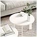 Tavolino da salotto 2 pcs Bianco 47.5 x 47.5 x 27 cm - Foto miniatura 4