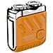 Mini Rasoio Elettrico Classico - Portatile, Ricaricabile E Impermeabile Per Uomo E Donna Orange - Foto miniatura 1