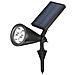 Faretto Solare Led 1w - Illuminazione Impermeabile Per Giardino Esterno Red - Foto miniatura 1