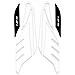 Adesivi 3D Per Scooter X Max 125 Protezione Compatibile Per Yamaha Xmax 2014-2016 Nero-Bianco - Foto miniatura 1