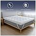 Topper 160x190 Cm Con Imbottitura In Ovatta Da 1000 Gr /m² | Coprimaterasso Extra Comfort Con Camera D'aria Traspirante Incorporata - Foto miniatura 6