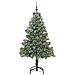 Albero di Natale con 300 LED con supporto Verde 180 cm PVC - Foto miniatura 3
