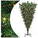 Albero di Natale Artificiale Pre-illuminato Sottosopra con Set di Palline - Foto miniatura 1