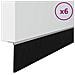 Spazzole per porte autoadesive 6 pcs Argento 100 cm - Foto miniatura 1